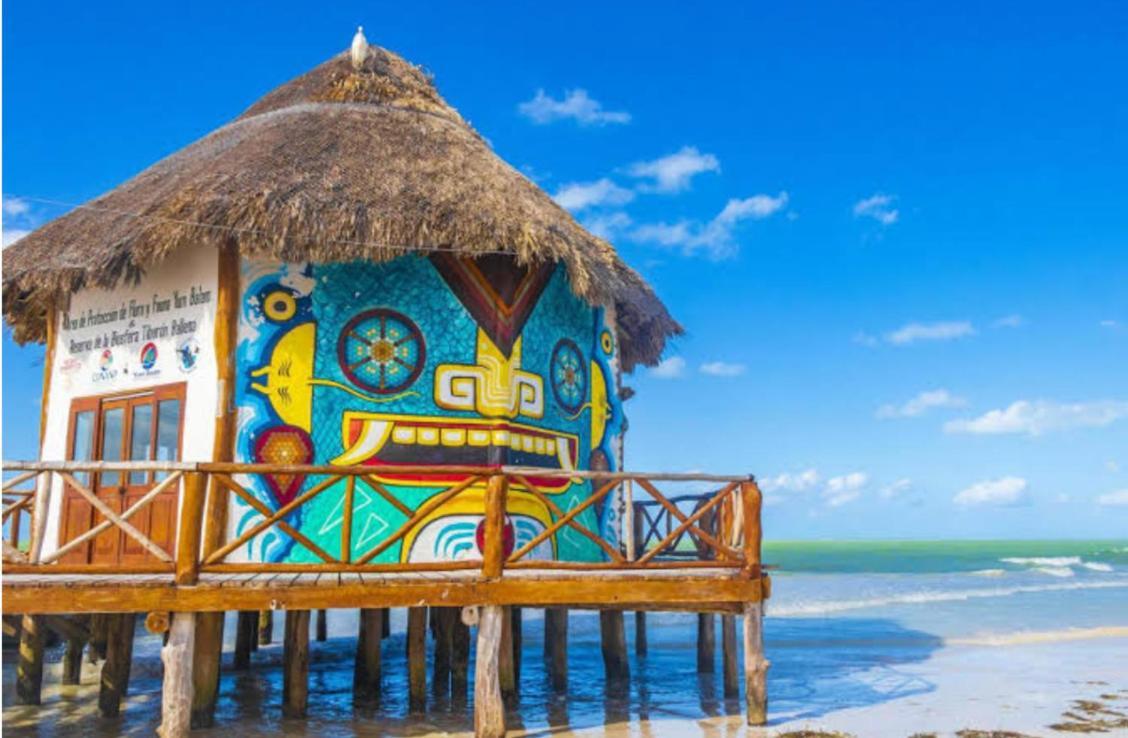 El Corazon Mexican0 Isla Holbox Kültér fotó