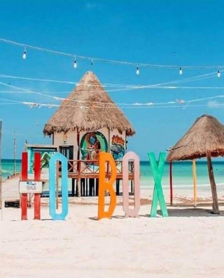 El Corazon Mexican0 Isla Holbox Kültér fotó